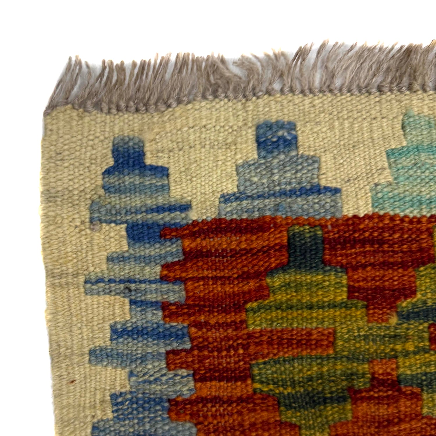Handmade Vegetable Kilim 4' 2" x 5' 9" (ft) - No. Y39326
