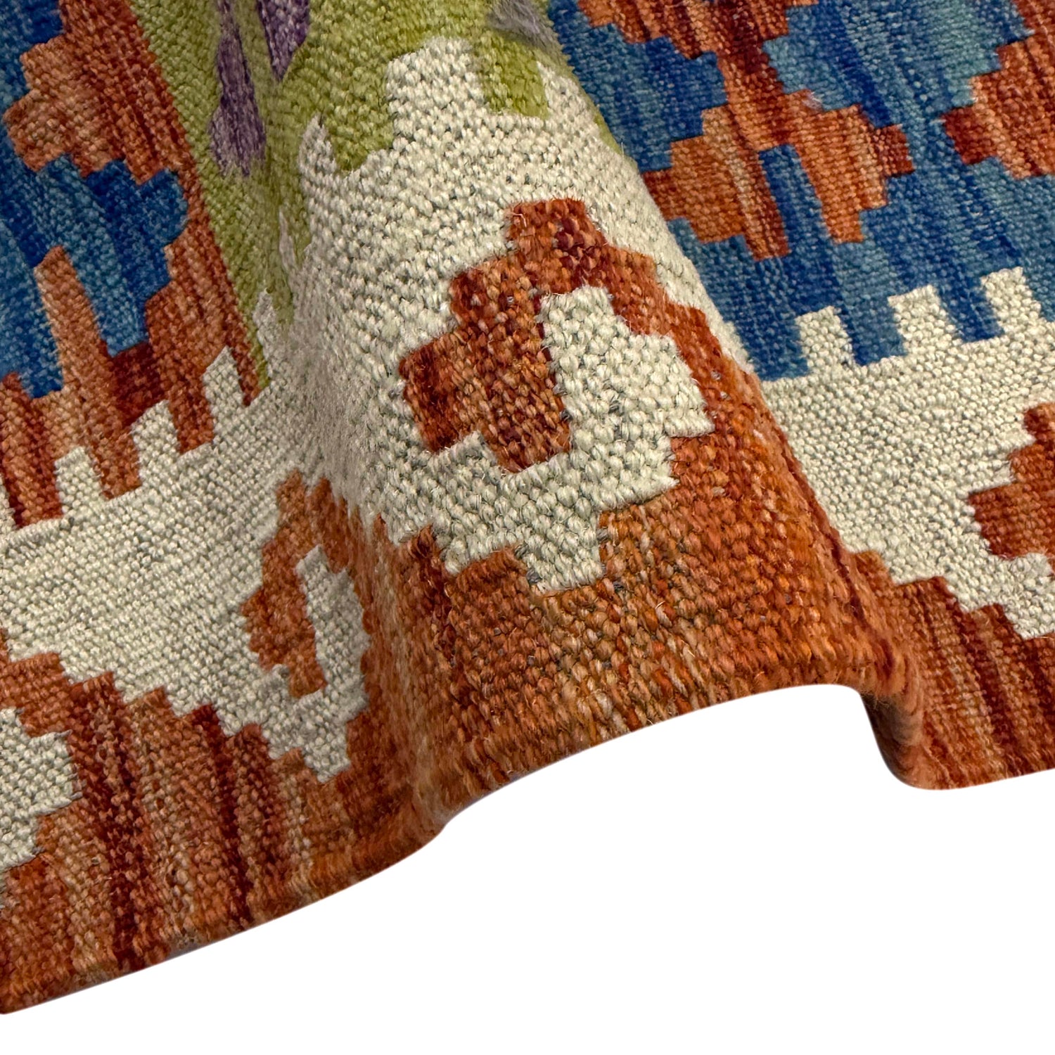 Handmade Vegetable Kilim 5' 8" x 7' 9" (ft) - No. Y39329