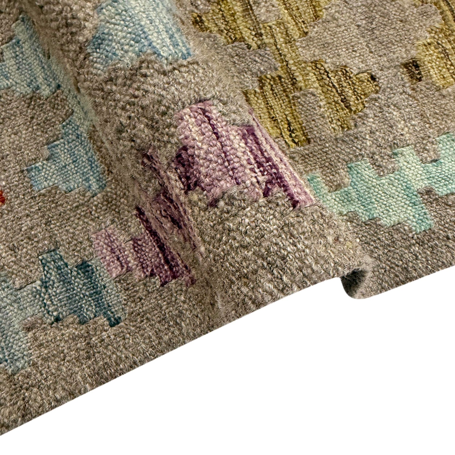 Handmade Vegetable Kilim 5' 11" x 7' 10" (ft) - No. Y39331