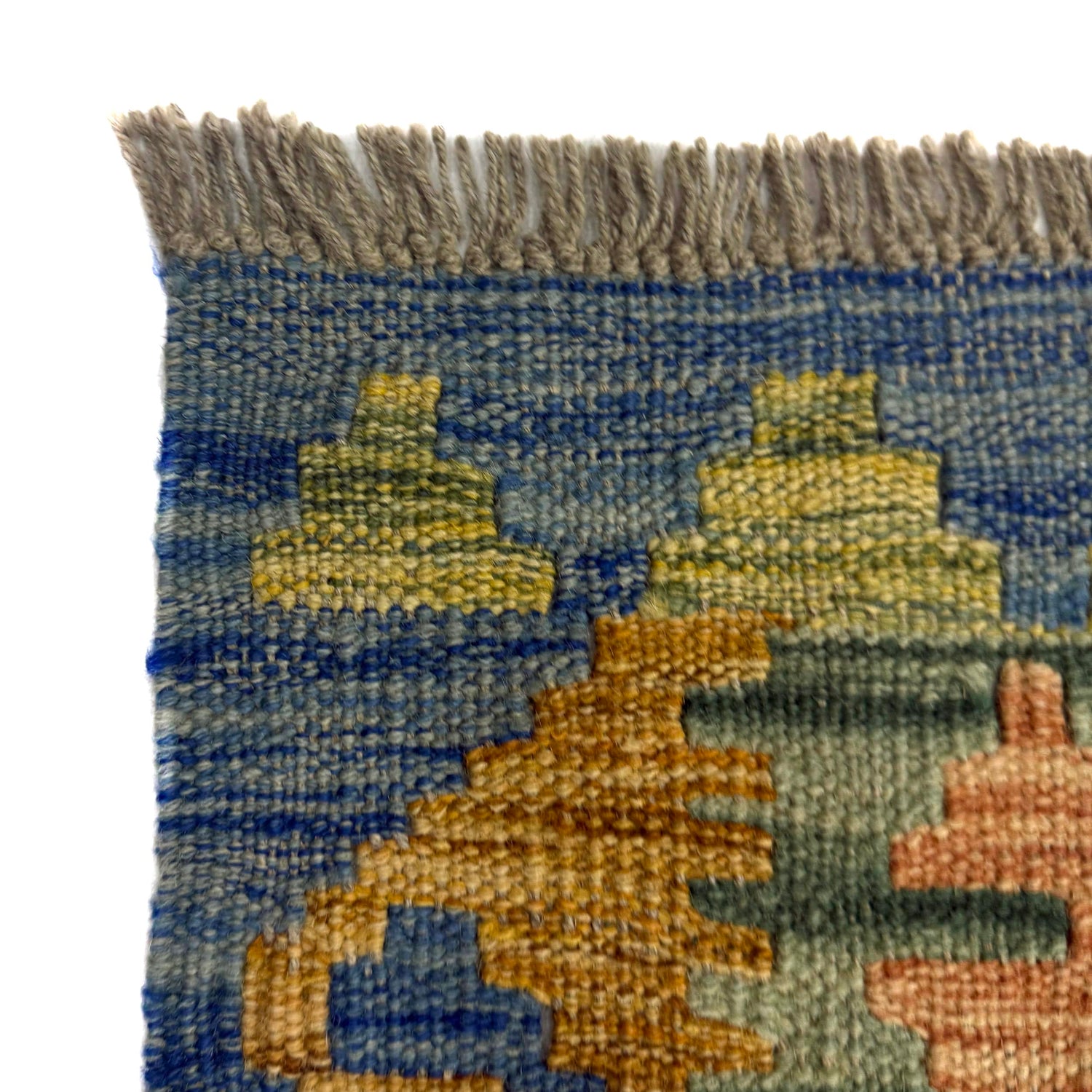 Handmade Vegetable Kilim 6' 1" x 7' 9" (ft) - No. Y39334