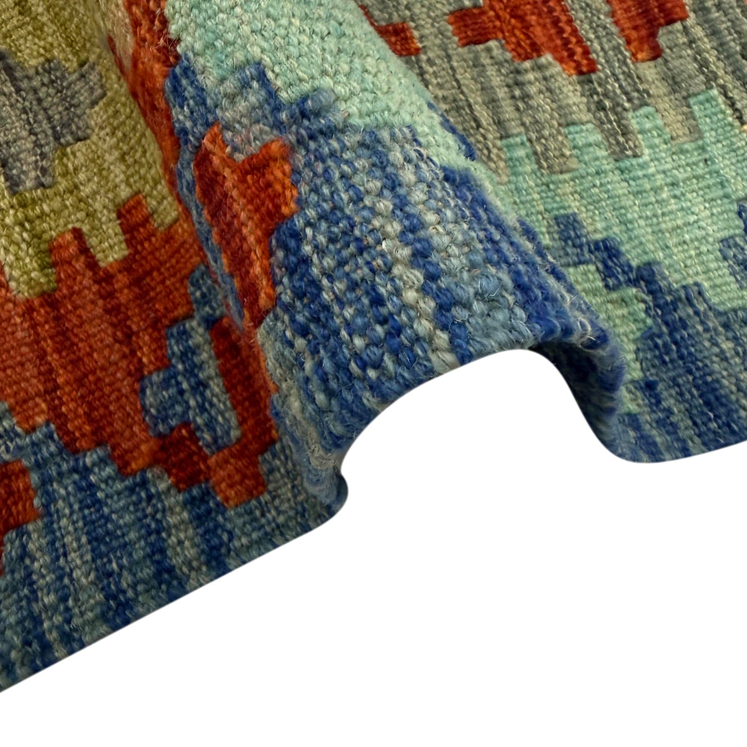 Handmade Vegetable Kilim 6' 1" x 7' 9" (ft) - No. Y39334