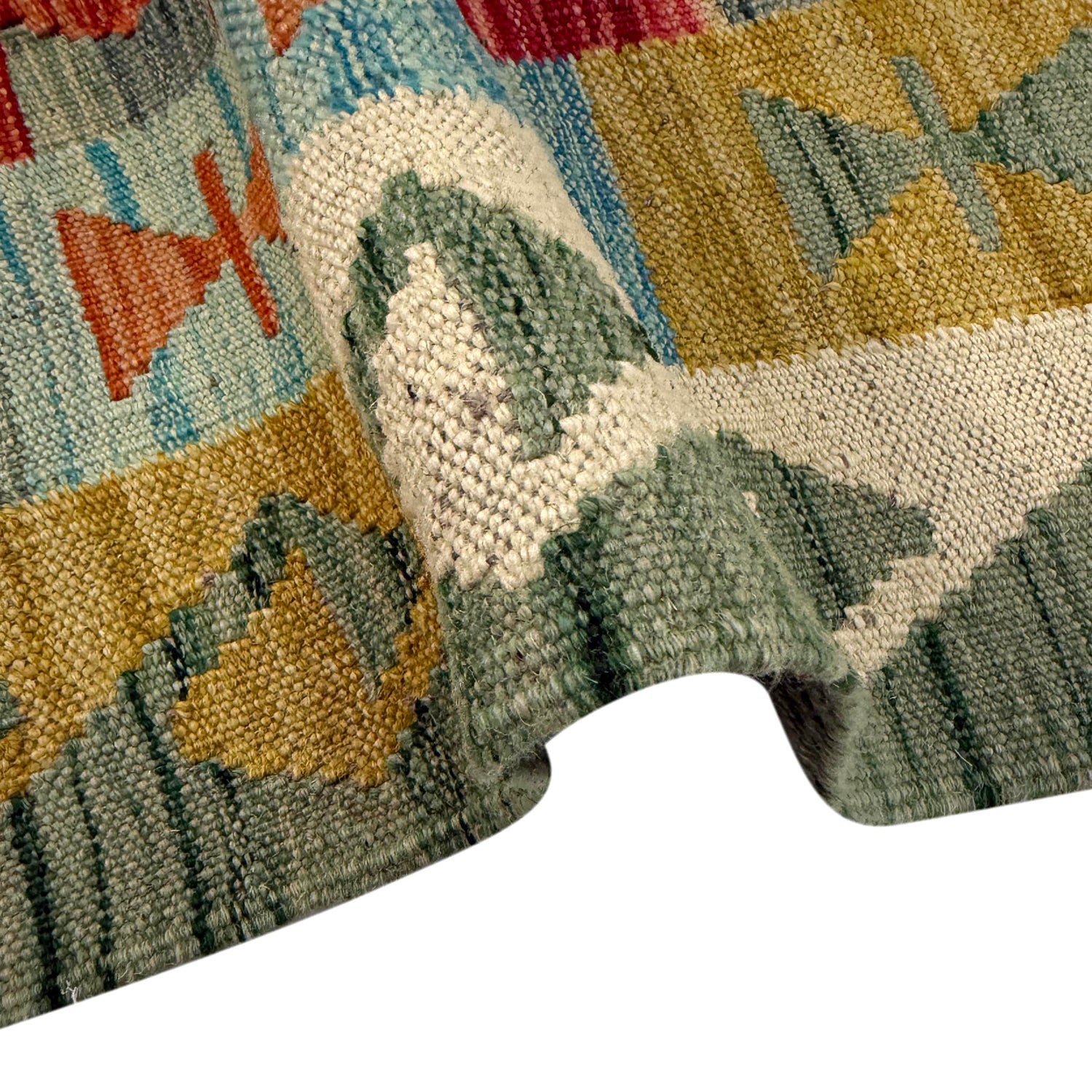 Handmade Vegetable Kilim 4' 0" x 6' 10" (ft) - No. Y39344