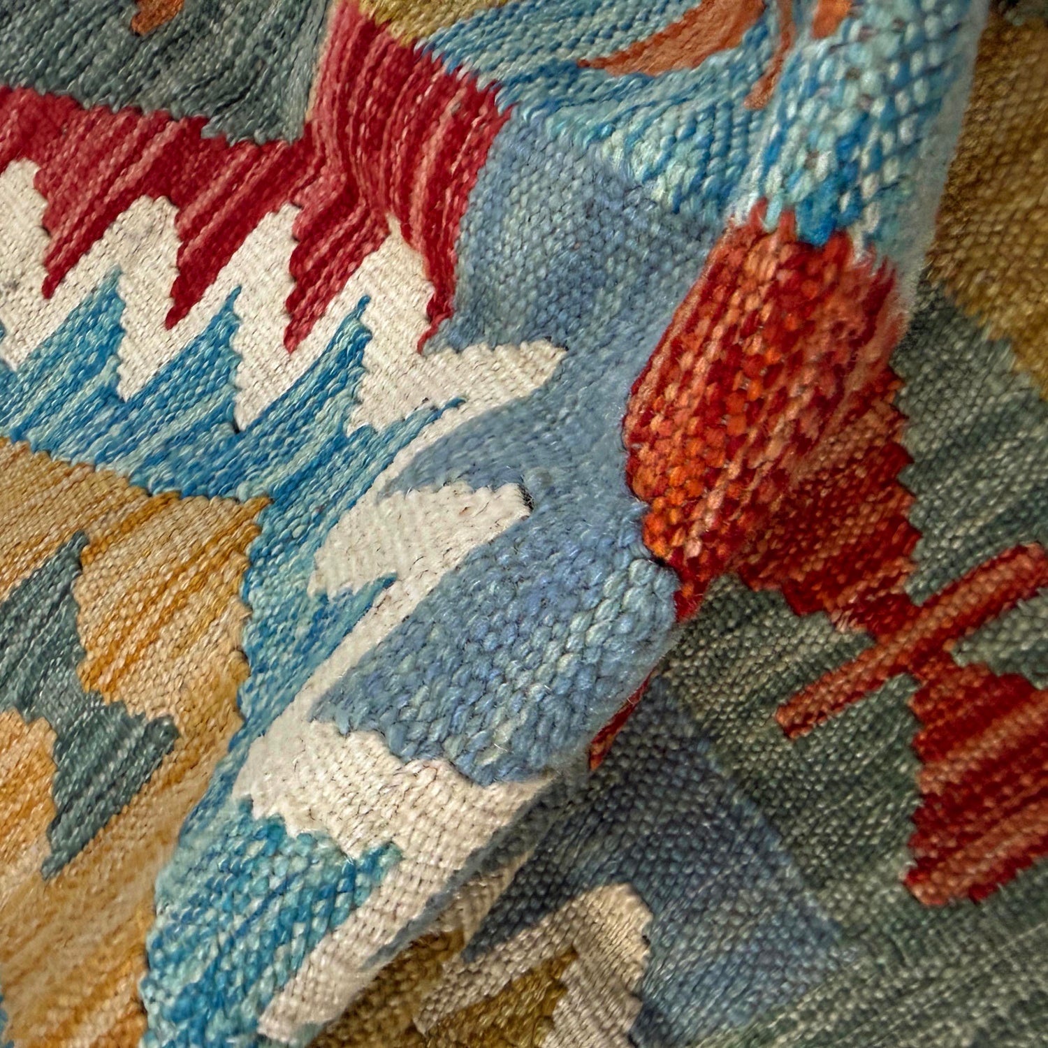 Handmade Vegetable Kilim 4' 0" x 6' 10" (ft) - No. Y39344