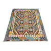 Handmade Vegetable Kelim 4' 3" x 6' 3" (ft) - No. Y39345