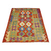 Handmade Vegetable Kilim 4' 2" x 5' 7" (ft) - No. Y39347