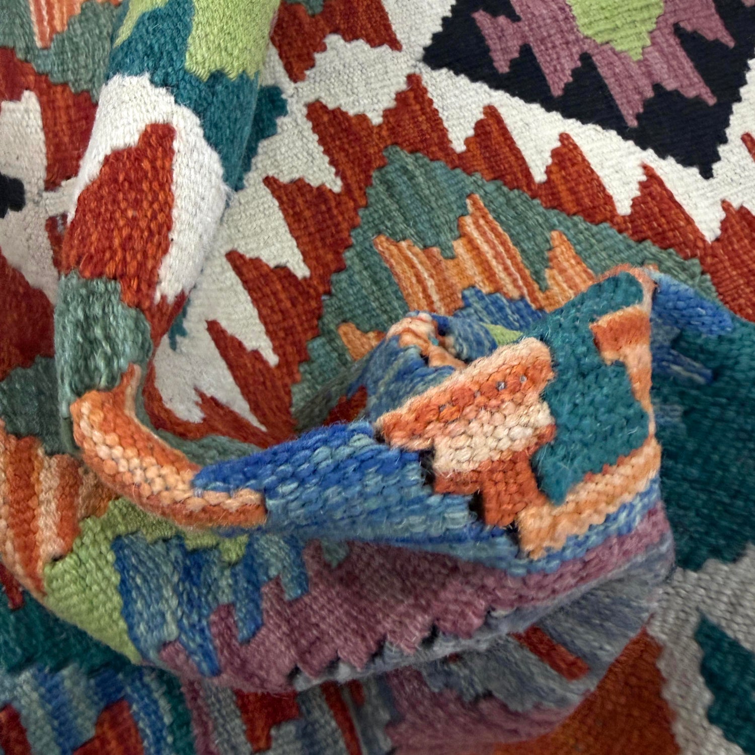 Handmade Vegetable Kelim 3' 3" x 5' 0" (ft) - No. Y39353