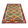 Handmade Vegetable Kilim 3' 3" x 4' 9" (ft) - No. Y39362