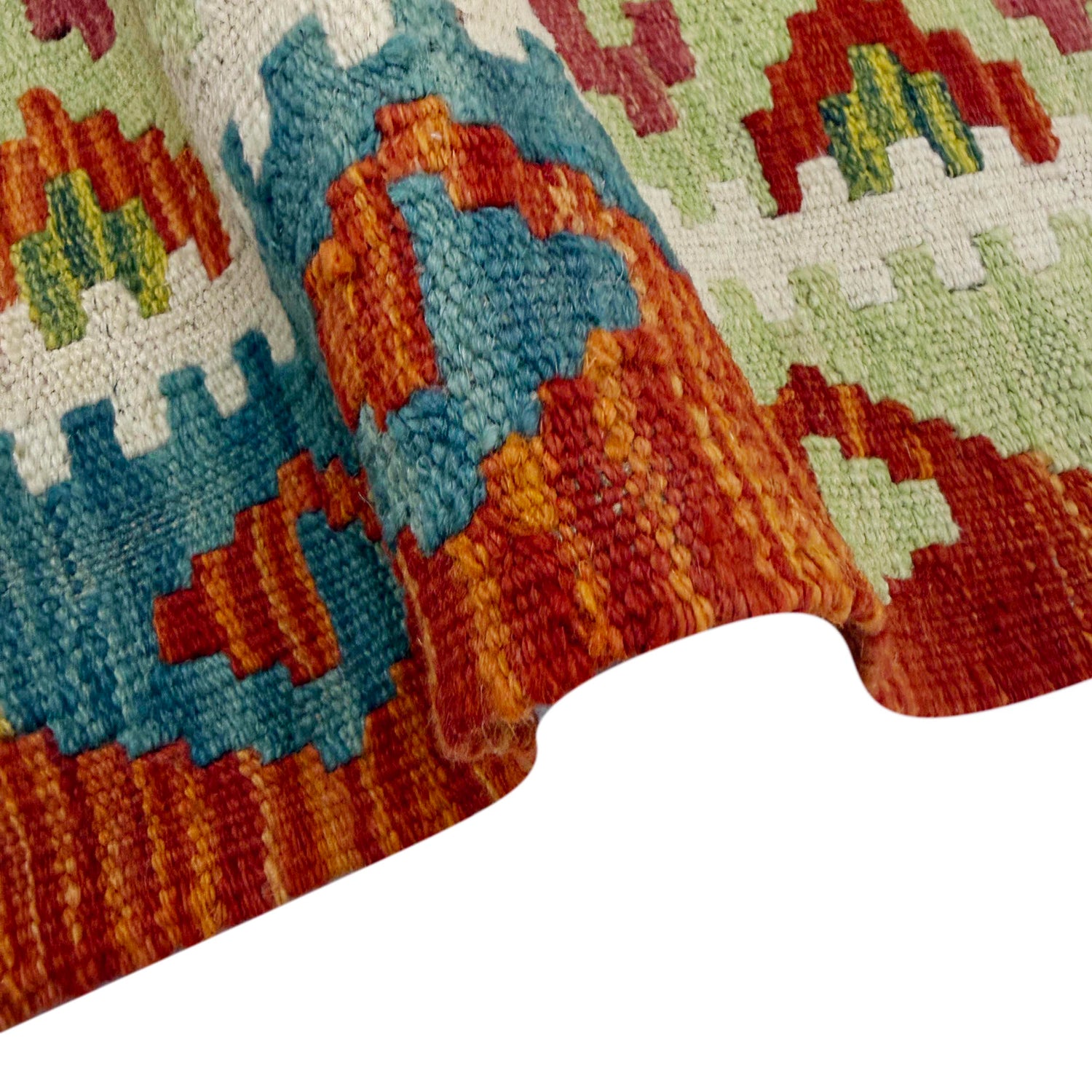 Handmade Vegetable Kilim 3' 3" x 4' 9" (ft) - No. Y39362