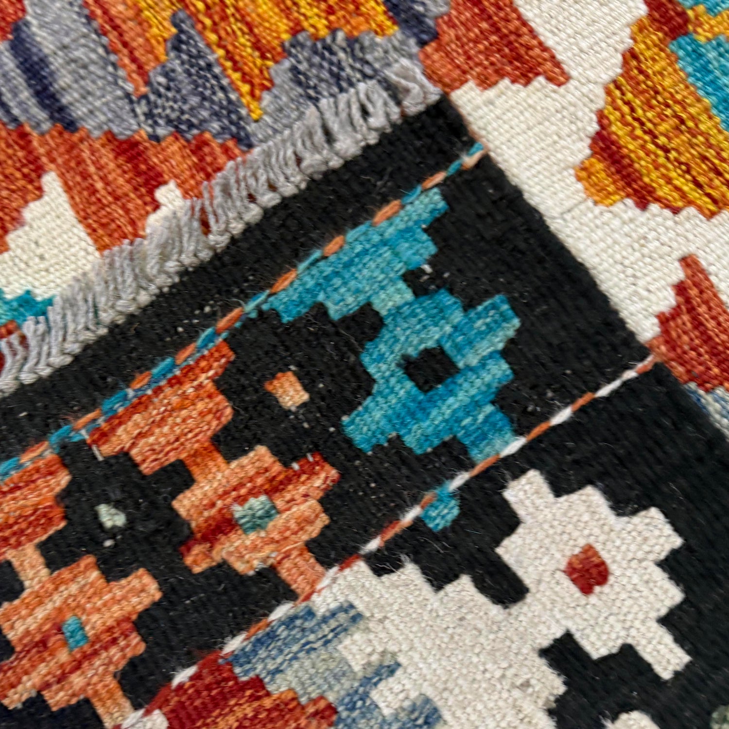 Handmade Vegetable Kilim 3' 3" x 5' 0" (ft) - No. Y39363