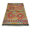 Handmade Vegetable Kelim 3' 3" x 4' 11" (ft) - No. Y39369