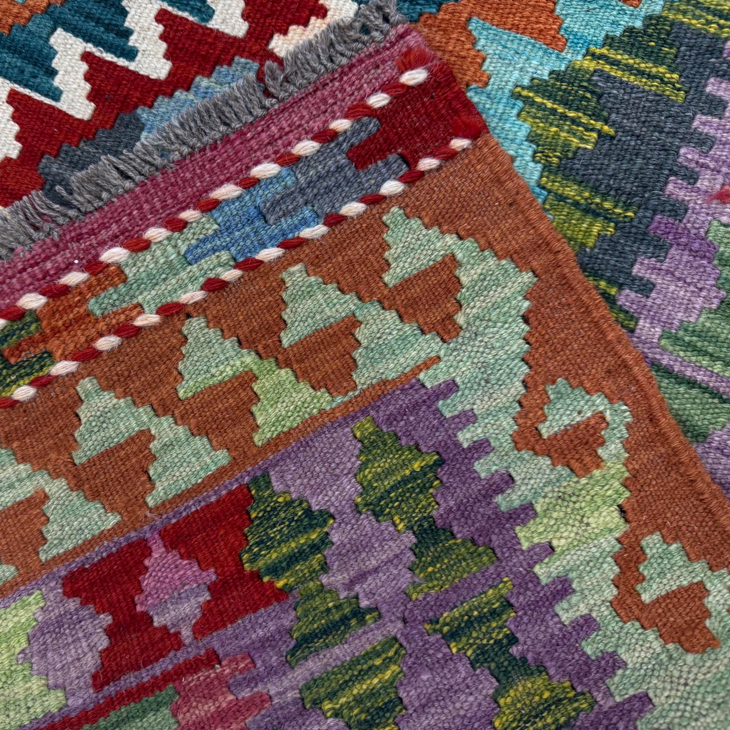 Handmade Vegetable Kilim 3' 0" x 4' 11" (ft) - No. Y39373