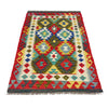 Handmade Vegetable Kilim 3' 5" x 5' 3" (ft) - No. Y39375