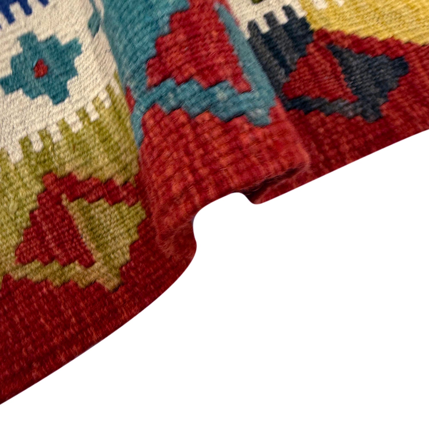 Handmade Vegetable Kilim 3' 5" x 5' 3" (ft) - No. Y39375