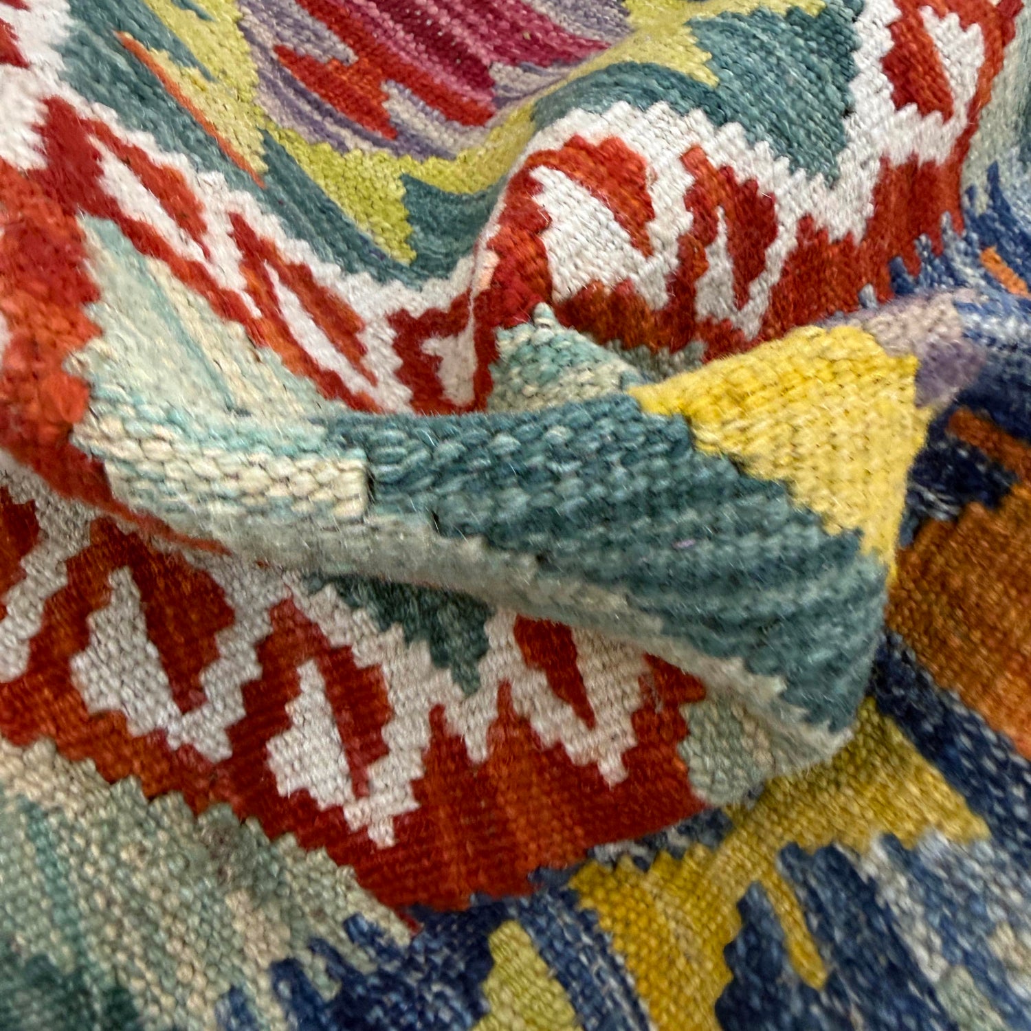 Handmade Vegetable Kilim 2' 7" x 4' 3" (ft) - No. Y39376