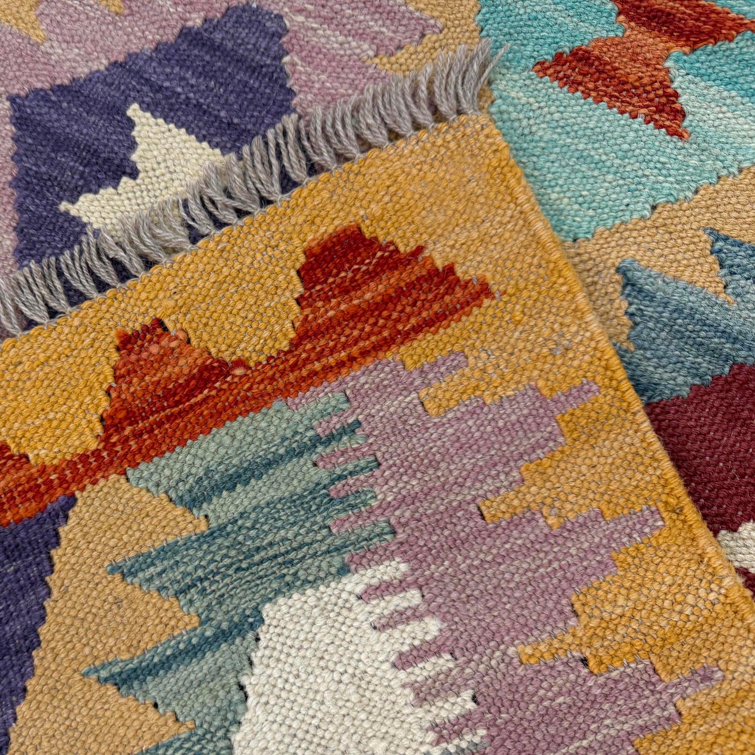 Handmade Vegetable Kilim 2' 10" x 4' 2" (ft) - No. Y39377