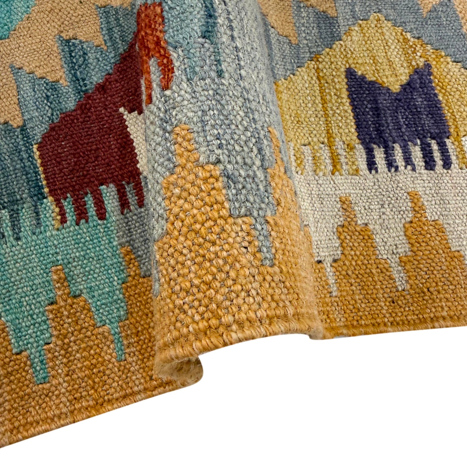 Handmade Vegetable Kilim 2' 10" x 4' 2" (ft) - No. Y39377
