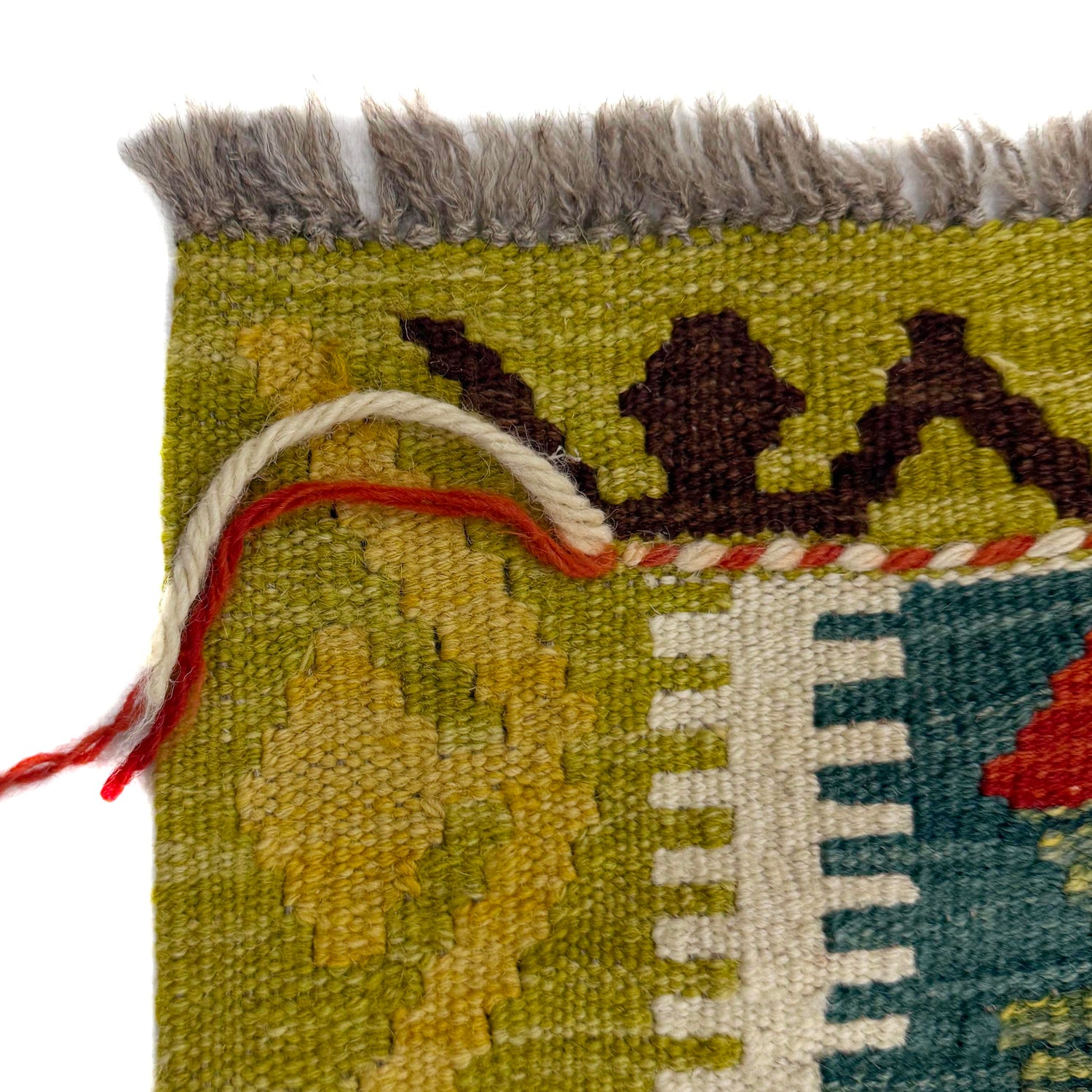 Handmade Vegetable Kelim 2' 11" x 4' 3" (ft) - No. Y39378