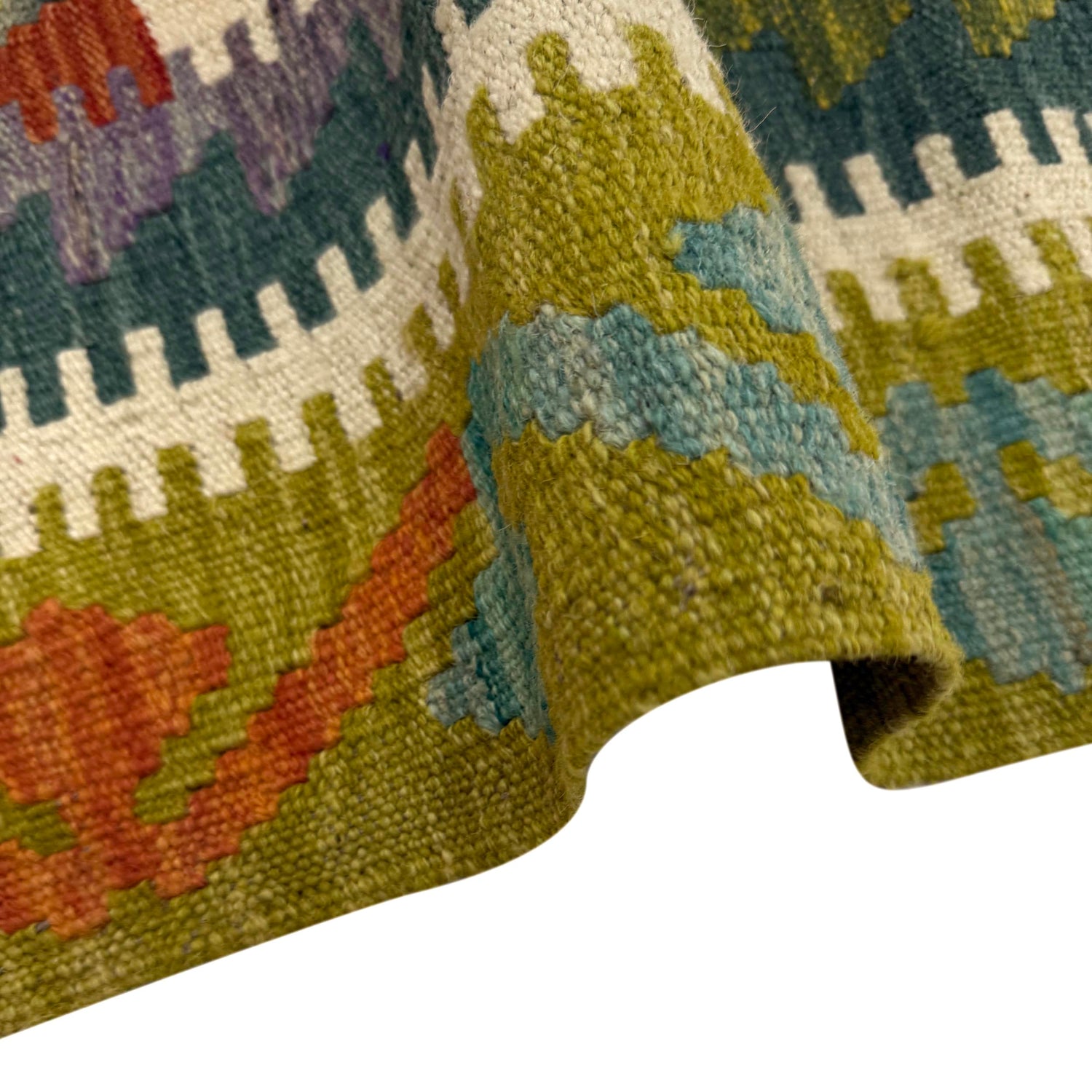 Handmade Vegetable Kelim 2' 11" x 4' 3" (ft) - No. Y39378