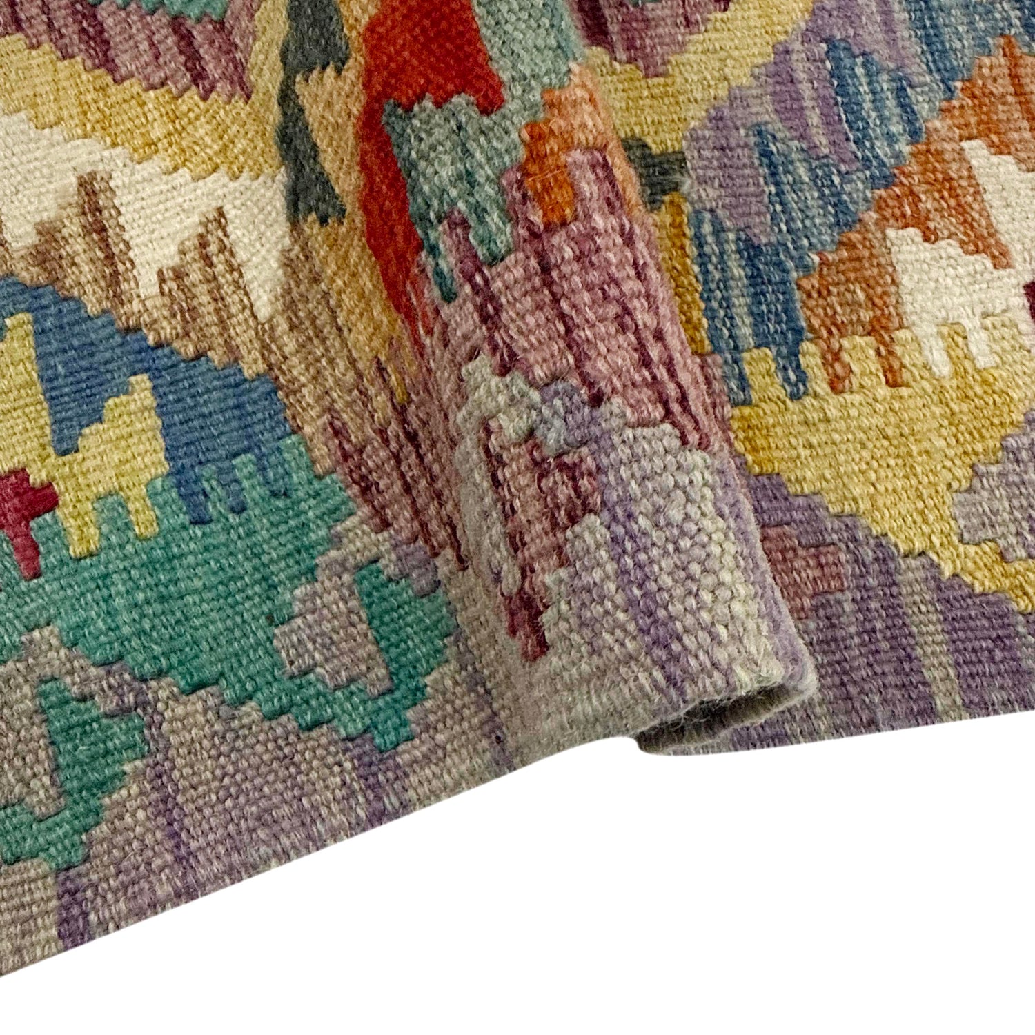 Handmade Vegetable Kelim 2' 7" x 4' 3" (ft) - No. Y39381