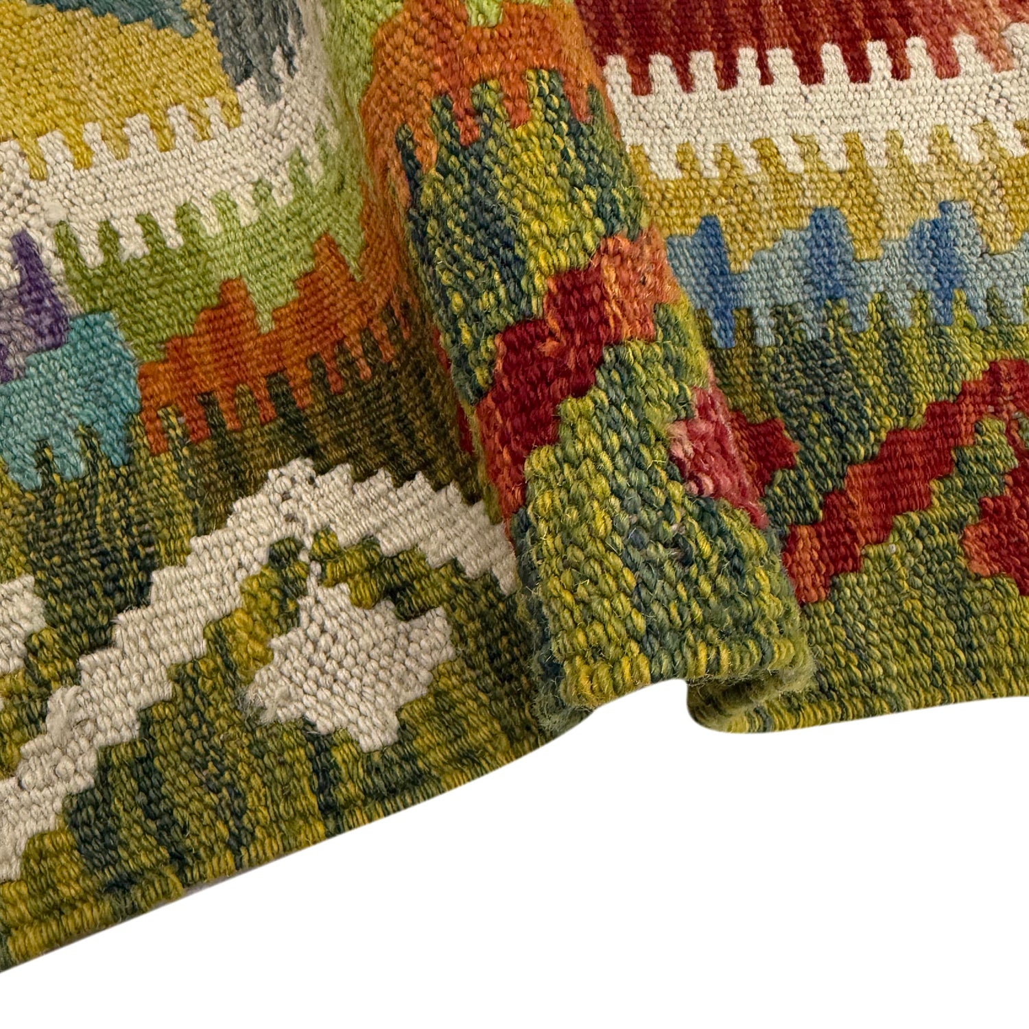 Handmade Vegetable Kilim 2' 9" x 3' 10" (ft) - No. Y39383