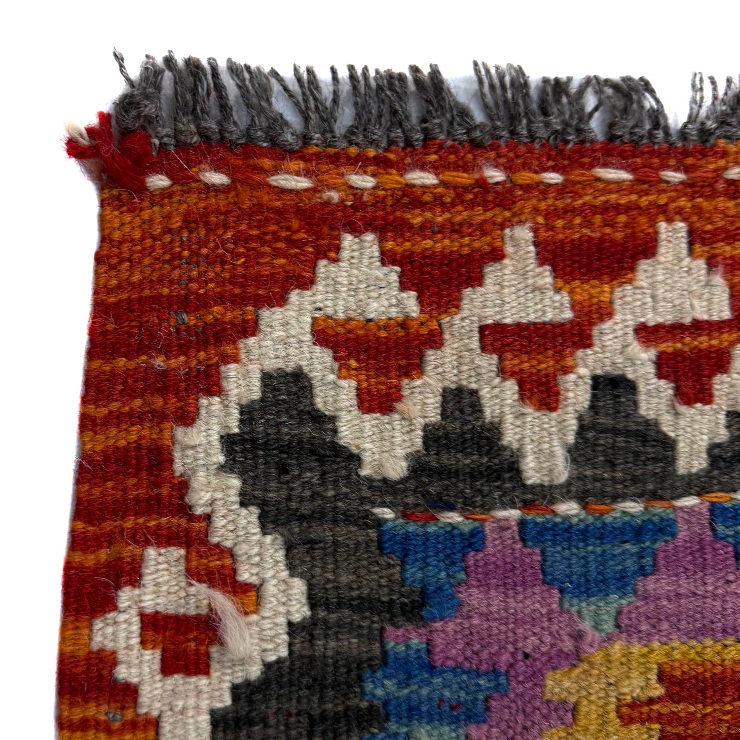 Handmade Vegetable Kelim 2' 9" x 3' 11" (ft) - No. Y39386