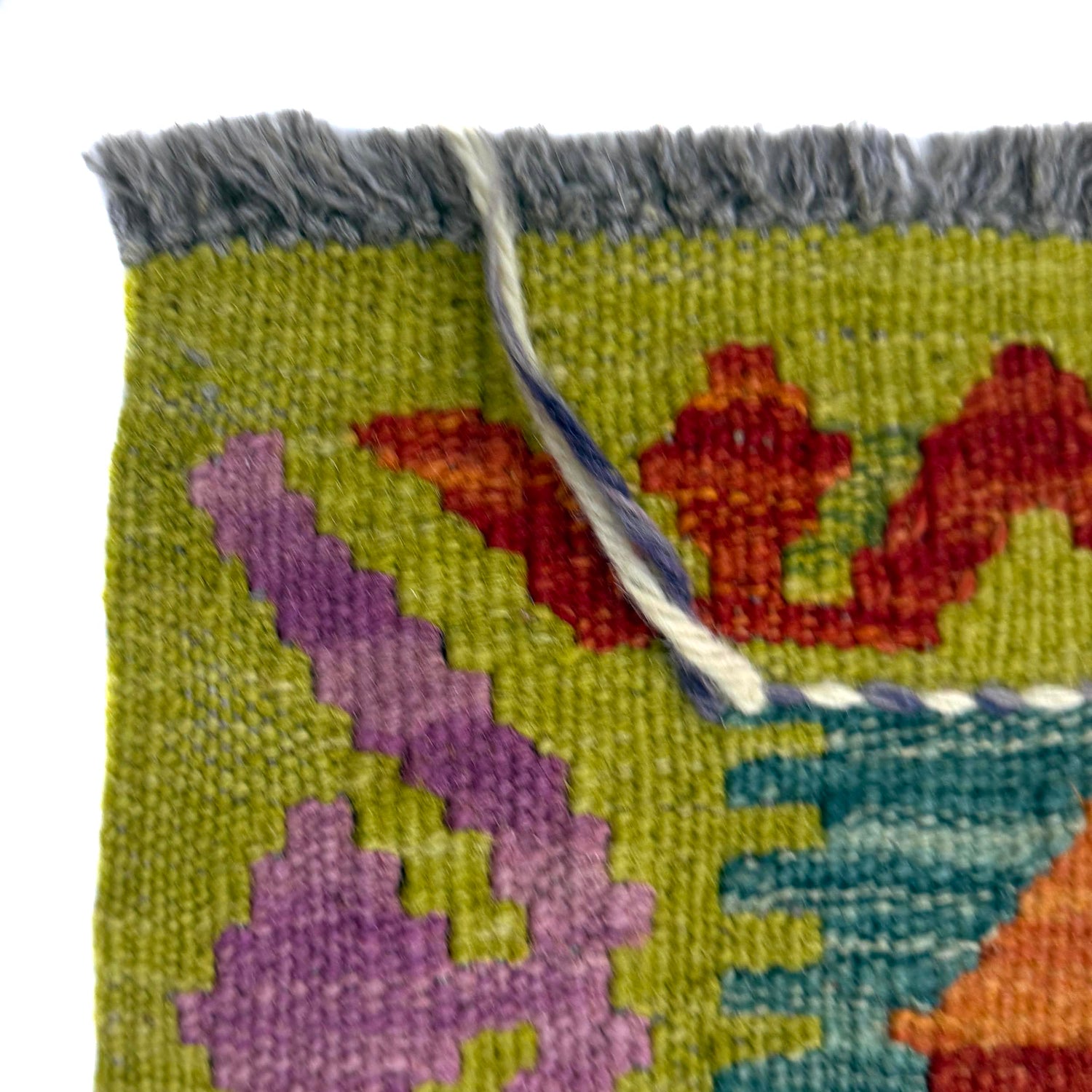 Handmade Vegetable Kilim 2' 11" x 4' 4" (ft) - No. Y39387
