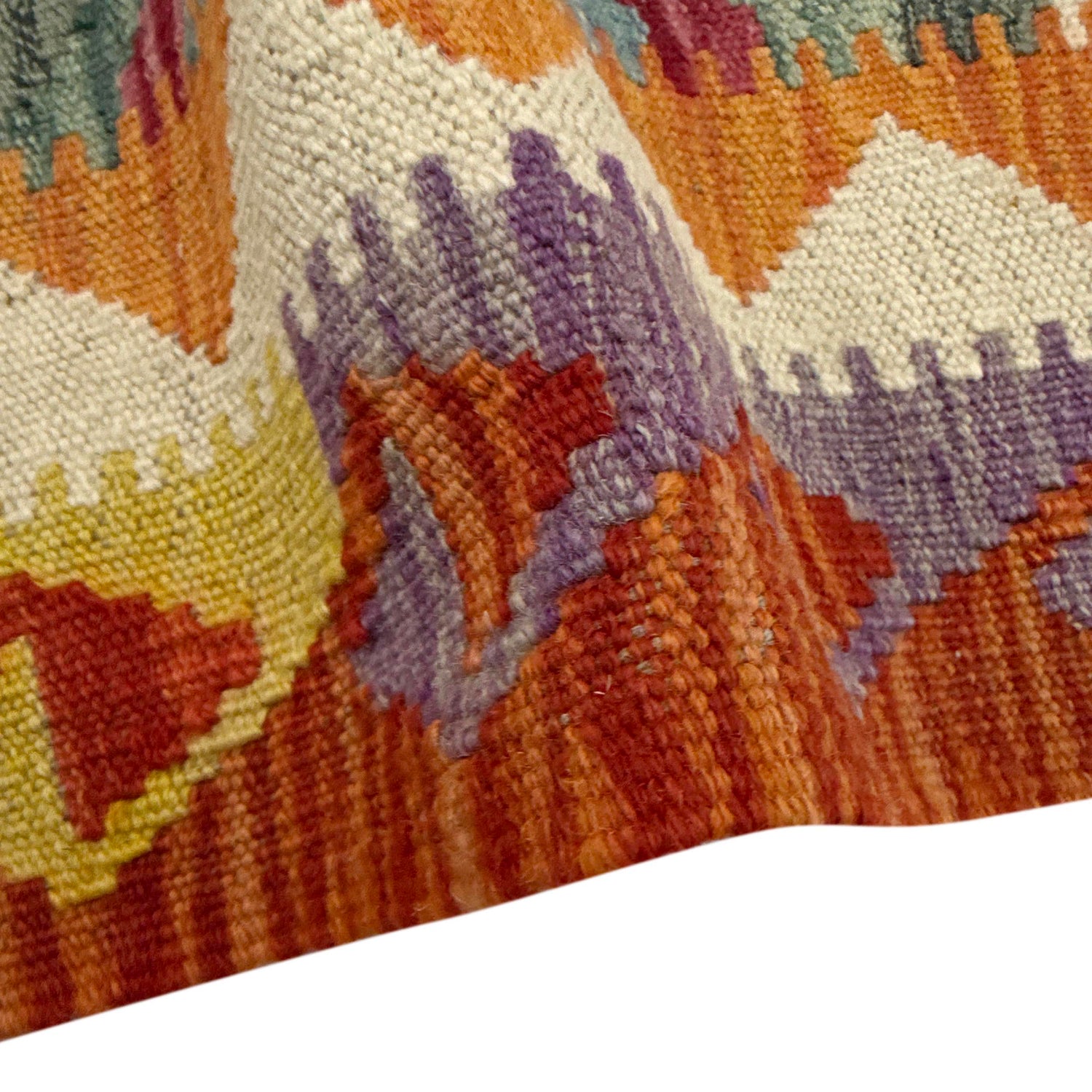 Handmade Vegetable Kelim 2' 9" x 4' 1" (ft) - No. Y39390
