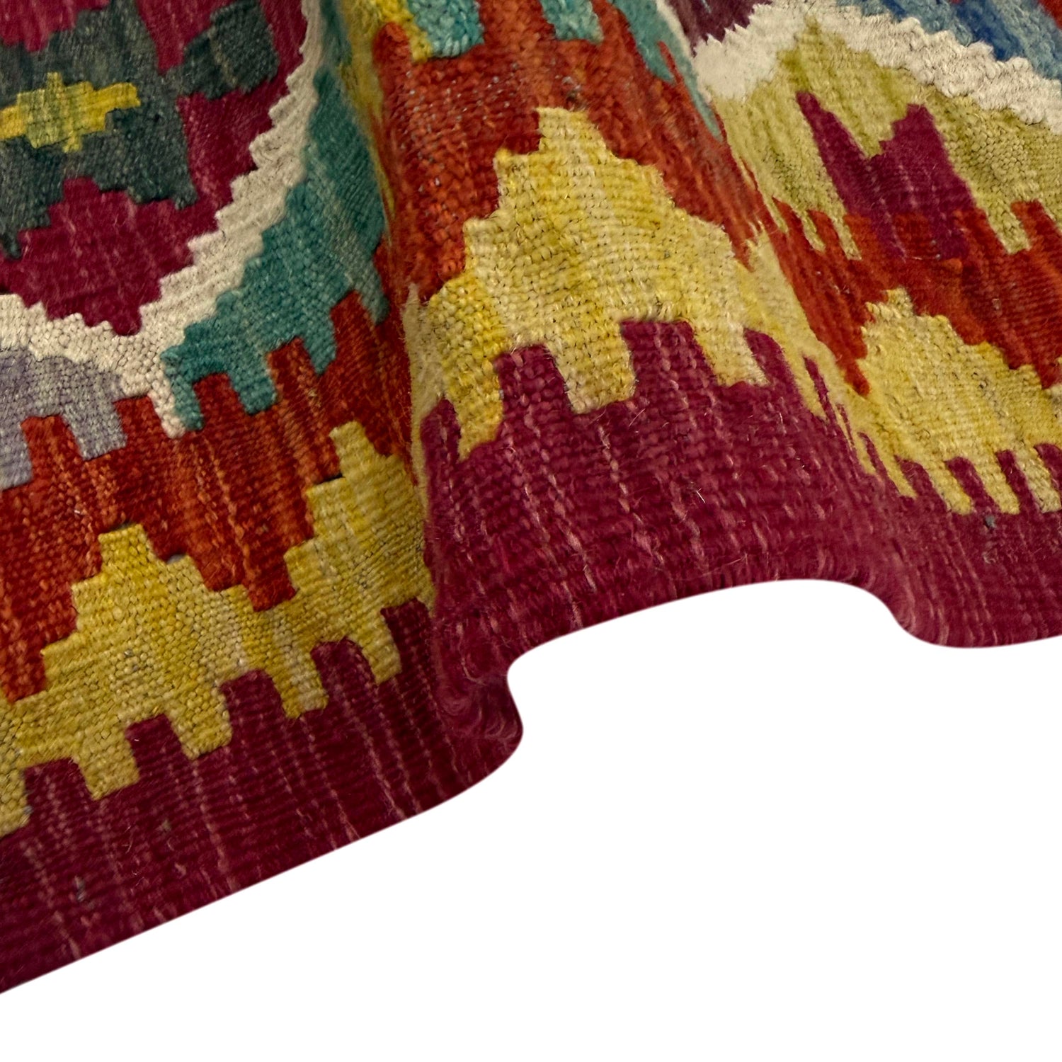 Handmade Vegetable Kilim 2' 9" x 3' 7" (ft) - No. Y39392
