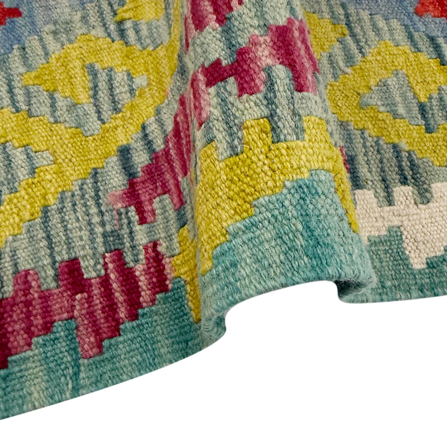 Handmade Vegetable Kilim 2' 9" x 3' 11" (ft) - No. Y39395