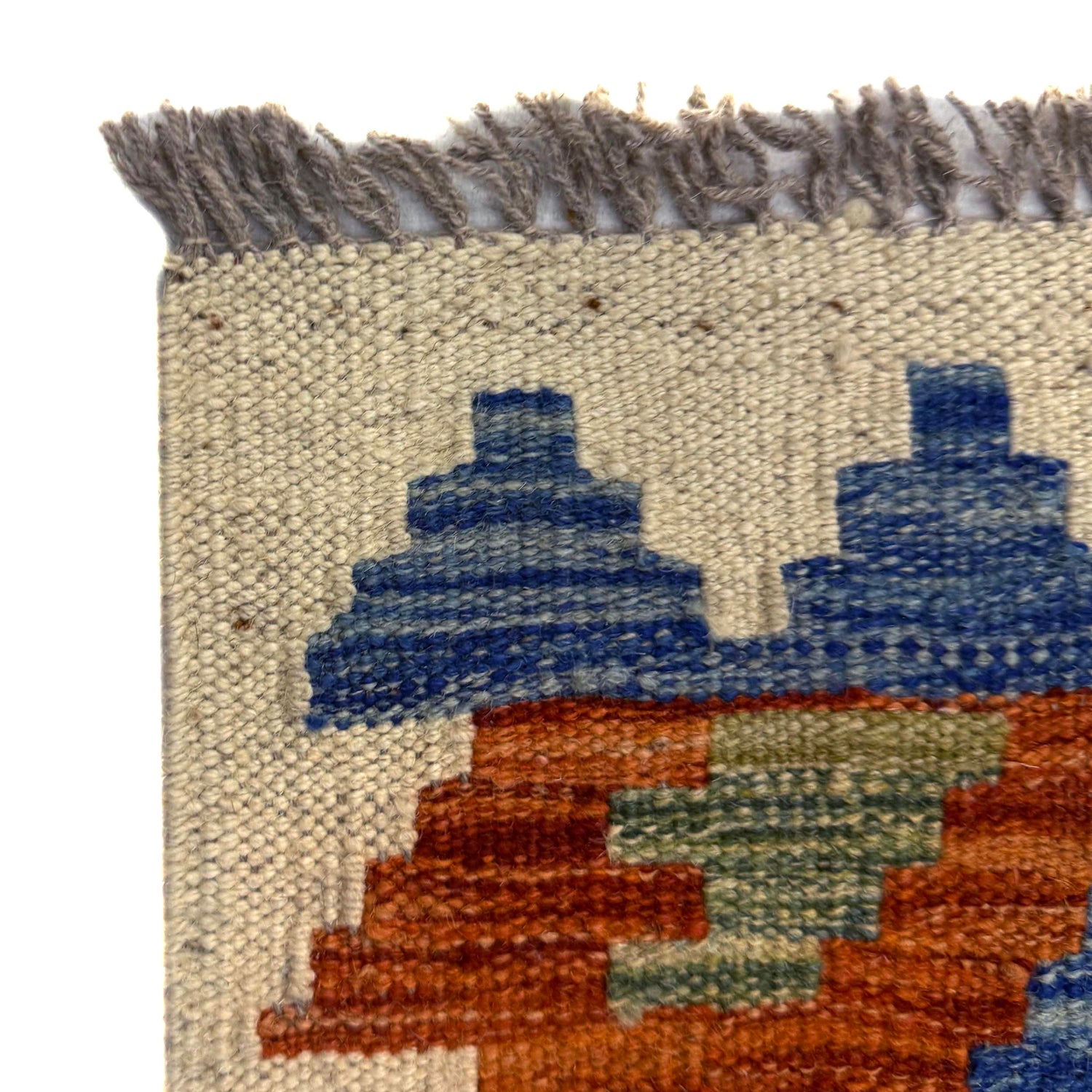 Handmade Vegetable Kelim 2' 7" x 4' 1" (ft) - No. Y39398