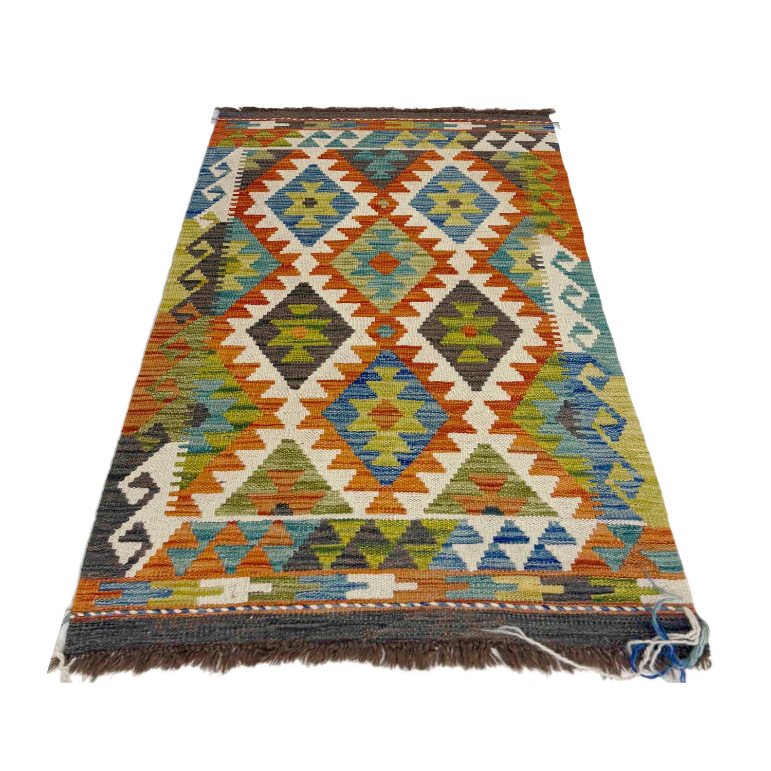 Handmade Vegetable Kelim 2' 5" x 4' 1" (ft) - No. Y39400