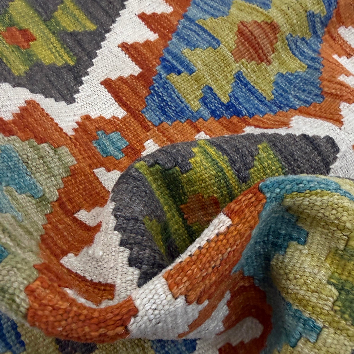 Handmade Vegetable Kelim 2' 5" x 4' 1" (ft) - No. Y39400