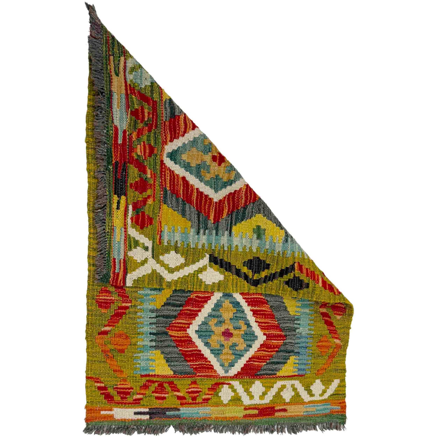 Handmade Vegetable Kelim 2' 0" x 2' 11" (ft) - No. Y39409