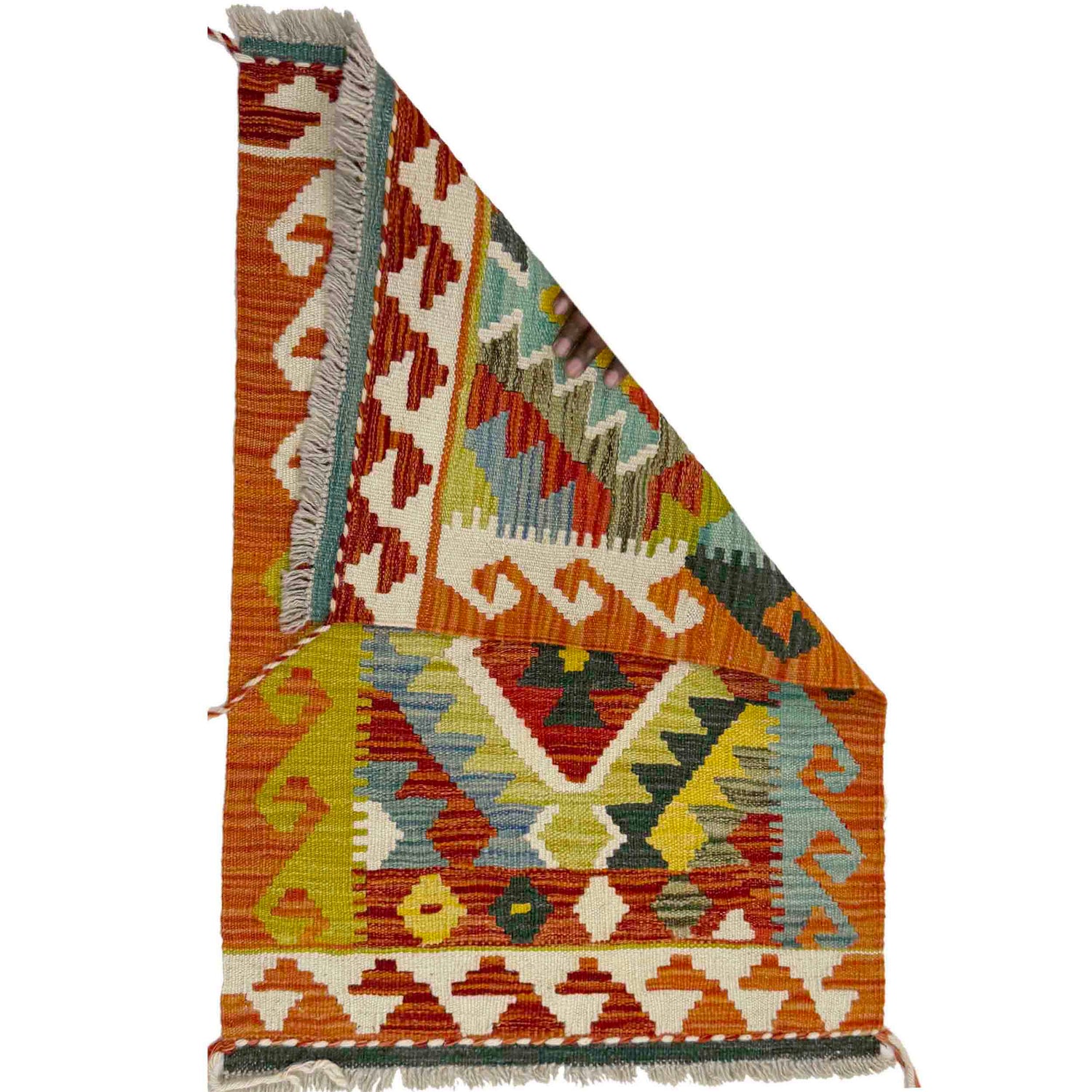 Handmade Vegetable Kelim 2' 0" x 2' 11" (ft) - No. Y39411