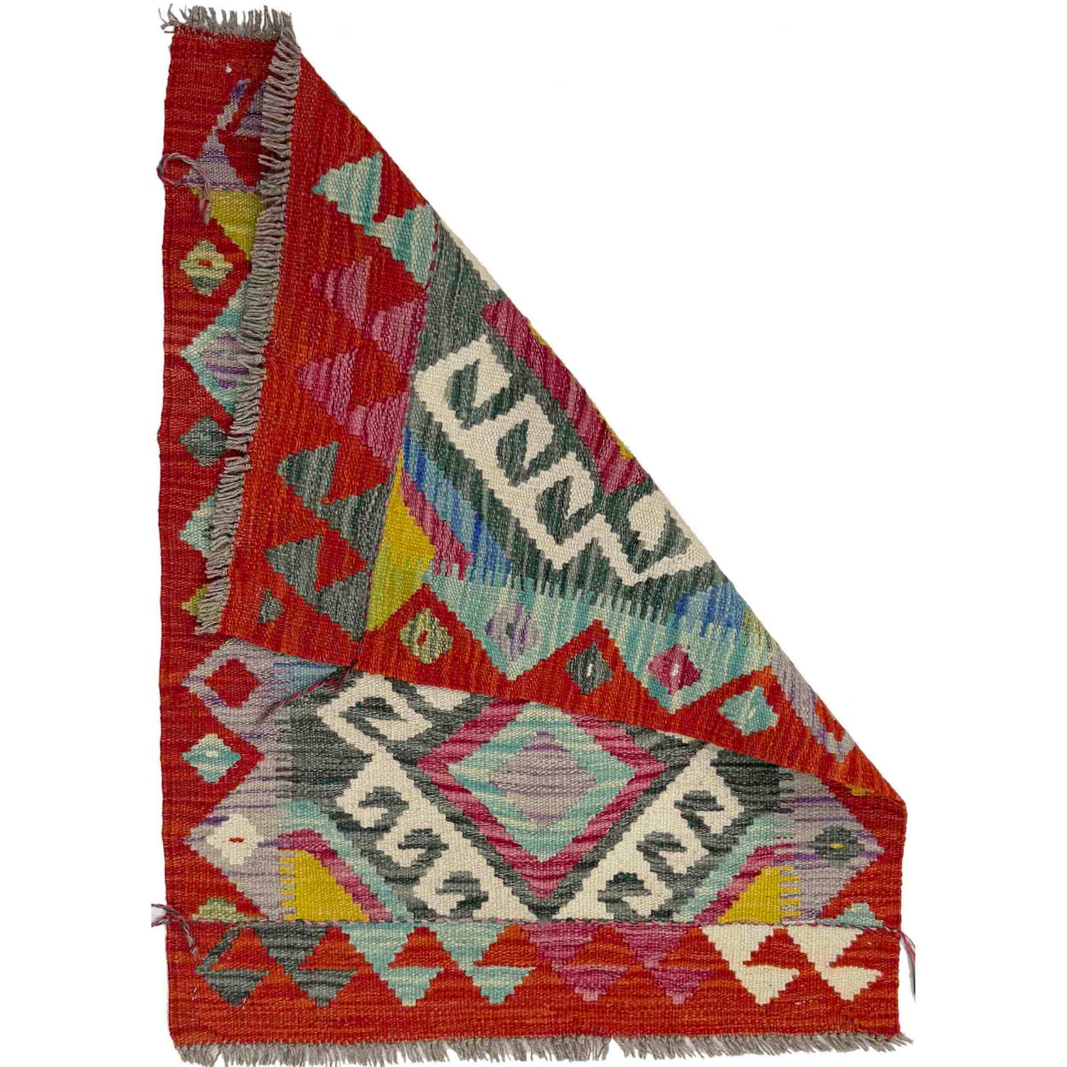 Handmade Vegetable Kilim 2' 2" x 2' 10" (ft) - No. Y39421