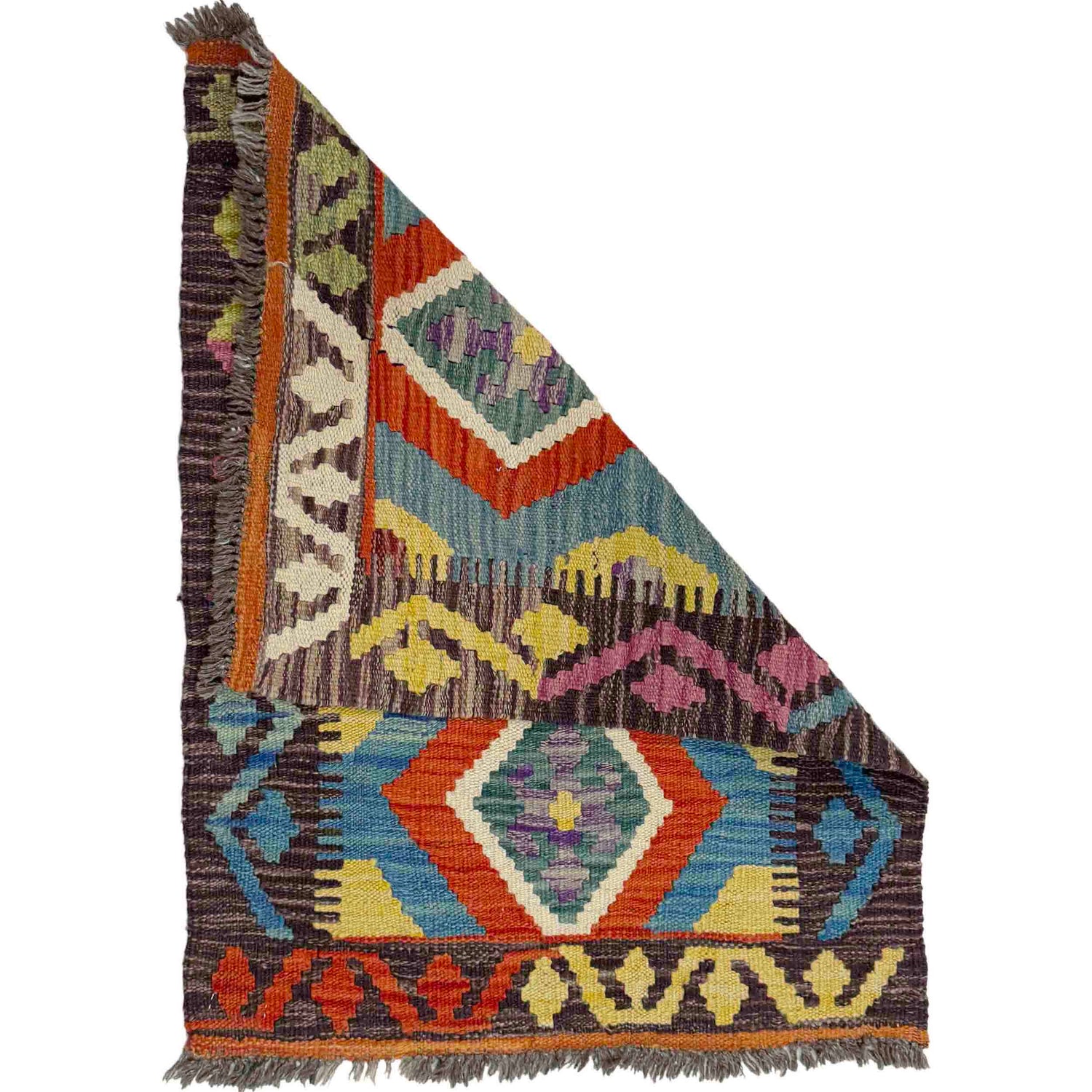 Handmade Vegetable Kelim 2' 0" x 2' 9" (ft) - No. Y39422