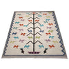 Hand Knotted Embroidery Kilim 8' 9" x 12' 0" (ft) - No. Y39433