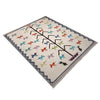 Hand Knotted Embroidery Kilim 8' 9" x 12' 0" (ft) - No. Y39433