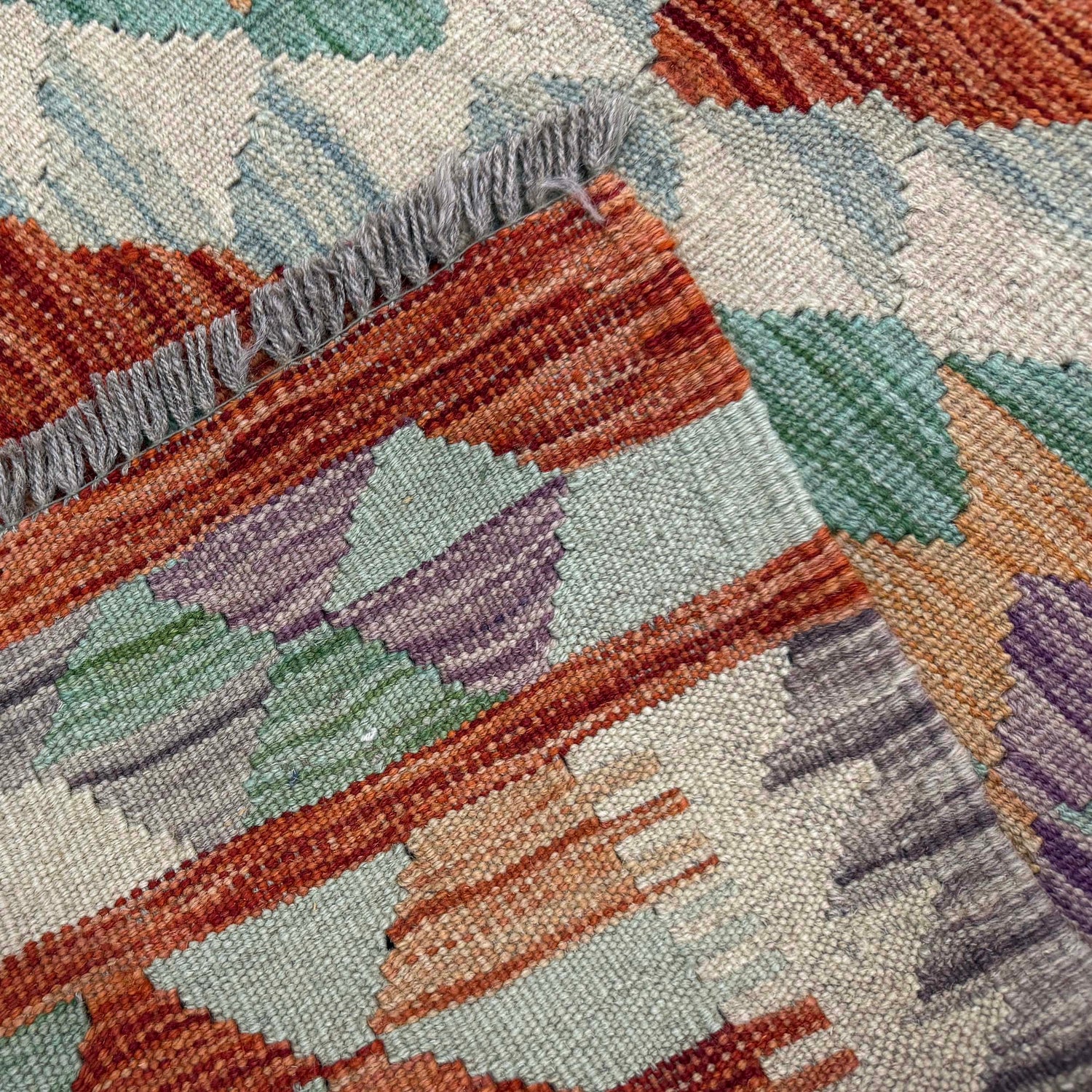 Vegetable Kelim Runner 2' 7" x 15' 11" (ft) - No. Y39440