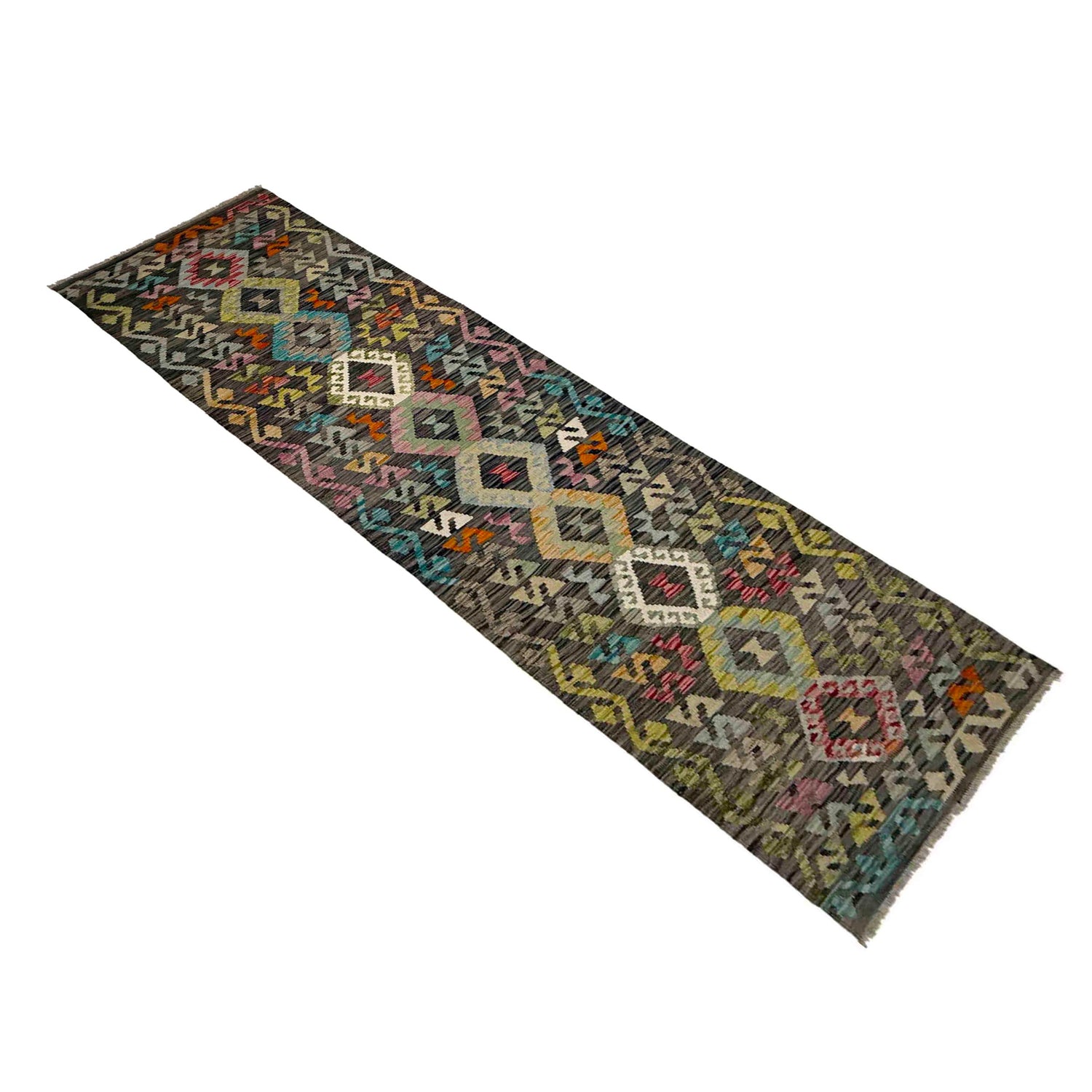Vegetable Kelim Runner 2' 8" x 9' 9" (ft) - No. Y39442