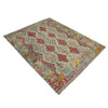 Handmade Vegetable Kilim 5' 1" x 6' 6" (ft) - No. Y39444