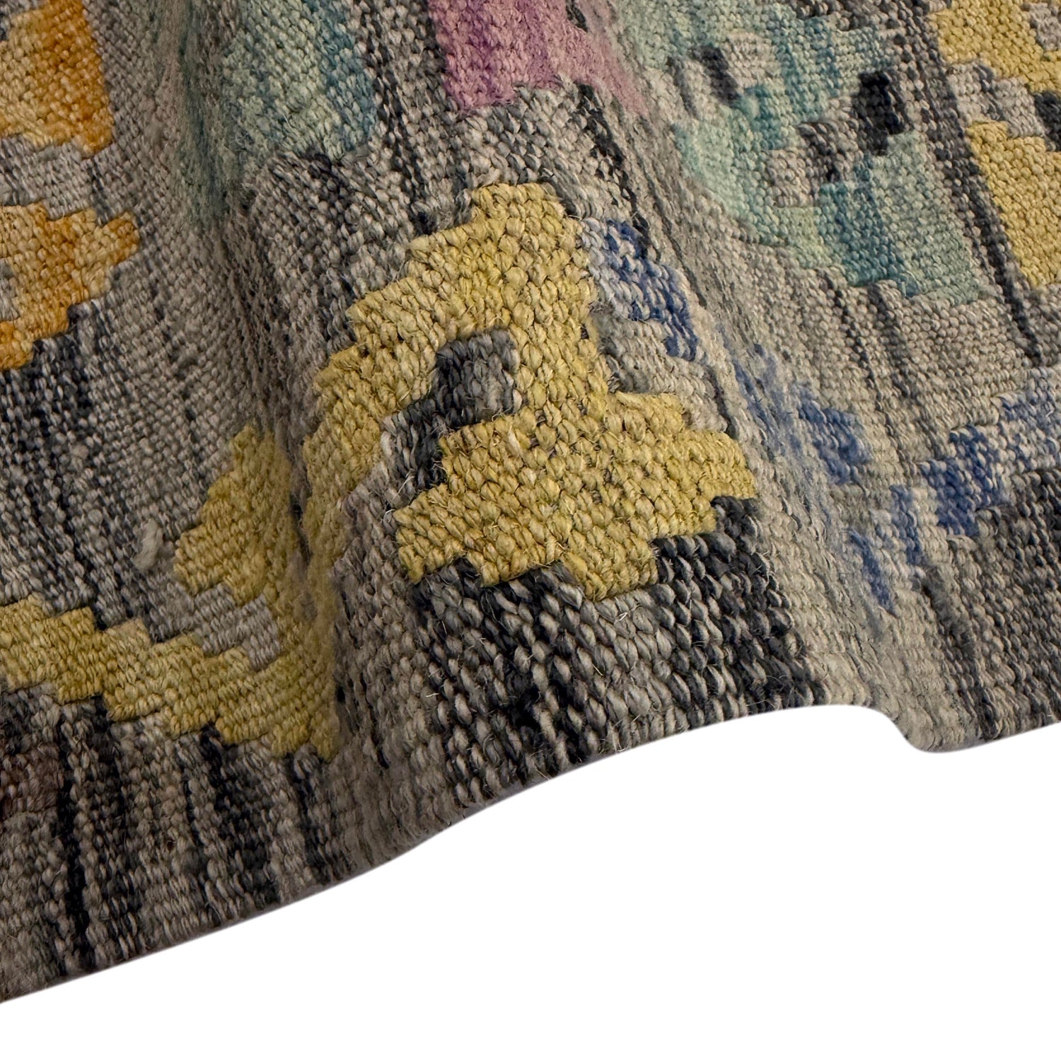 Handmade Vegetable Kilim 5' 1" x 6' 6" (ft) - No. Y39444