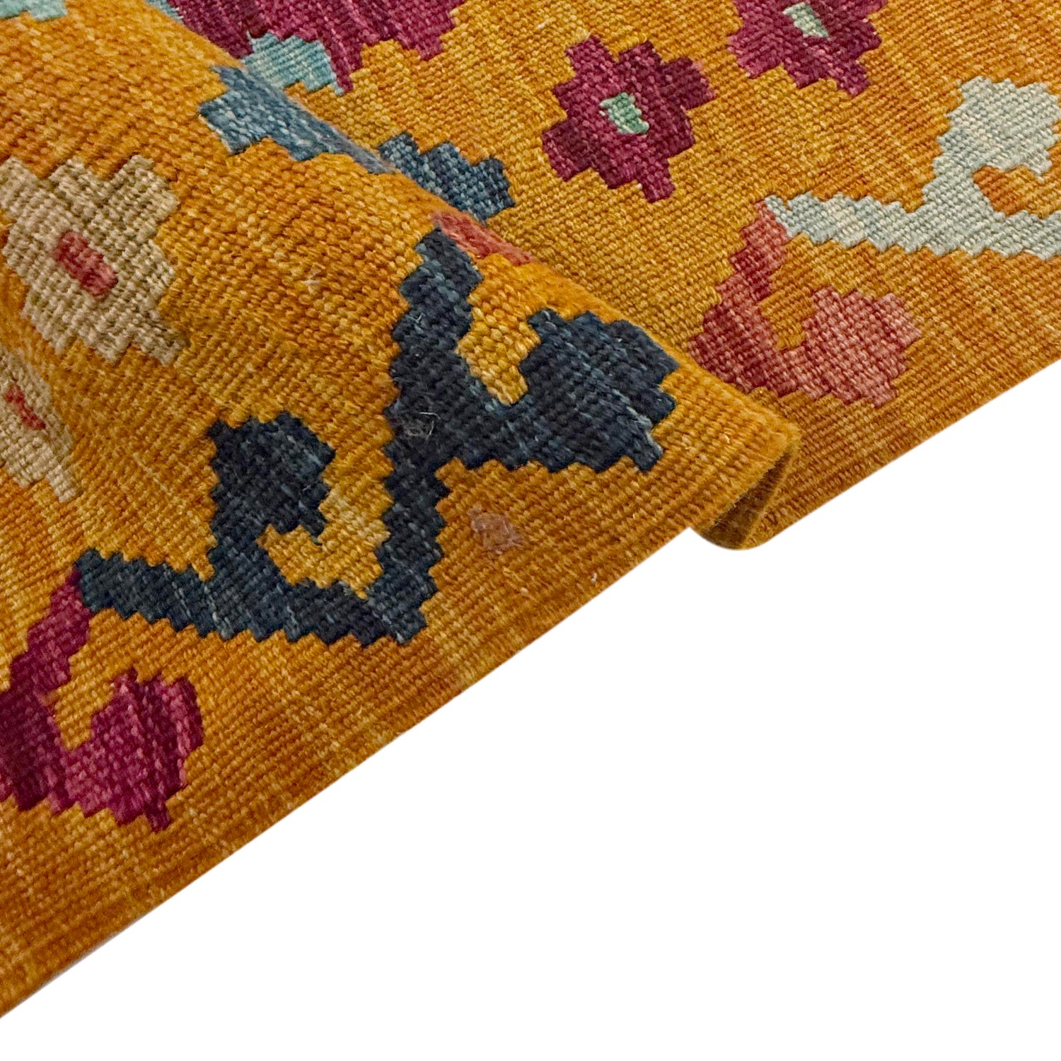 Handmade Vegetable Kelim 6' 9" x 9' 5" (ft) - No. Y39446