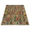 Handmade Vegetable Kelim 5' 3" x 6' 7" (ft) - No. Y39447