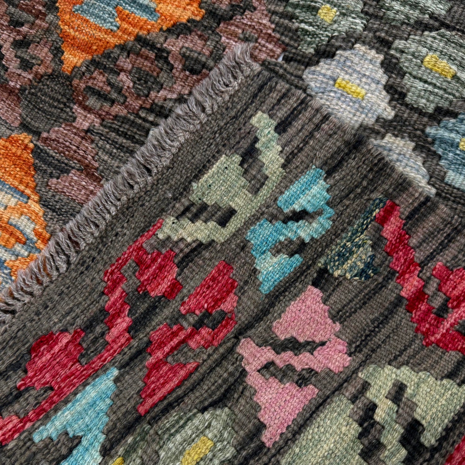 Handmade Vegetable Kilim 4' 3" x 5' 10" (ft) - No. Y39451