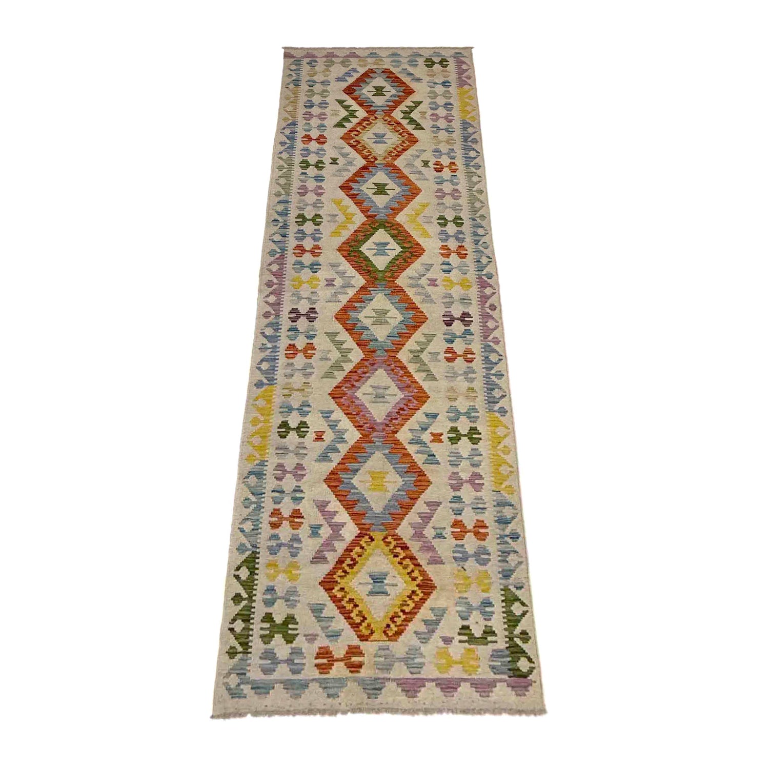 Vegetable Kilim Runner 2' 6" x 9' 8" (ft) - No. Y39453