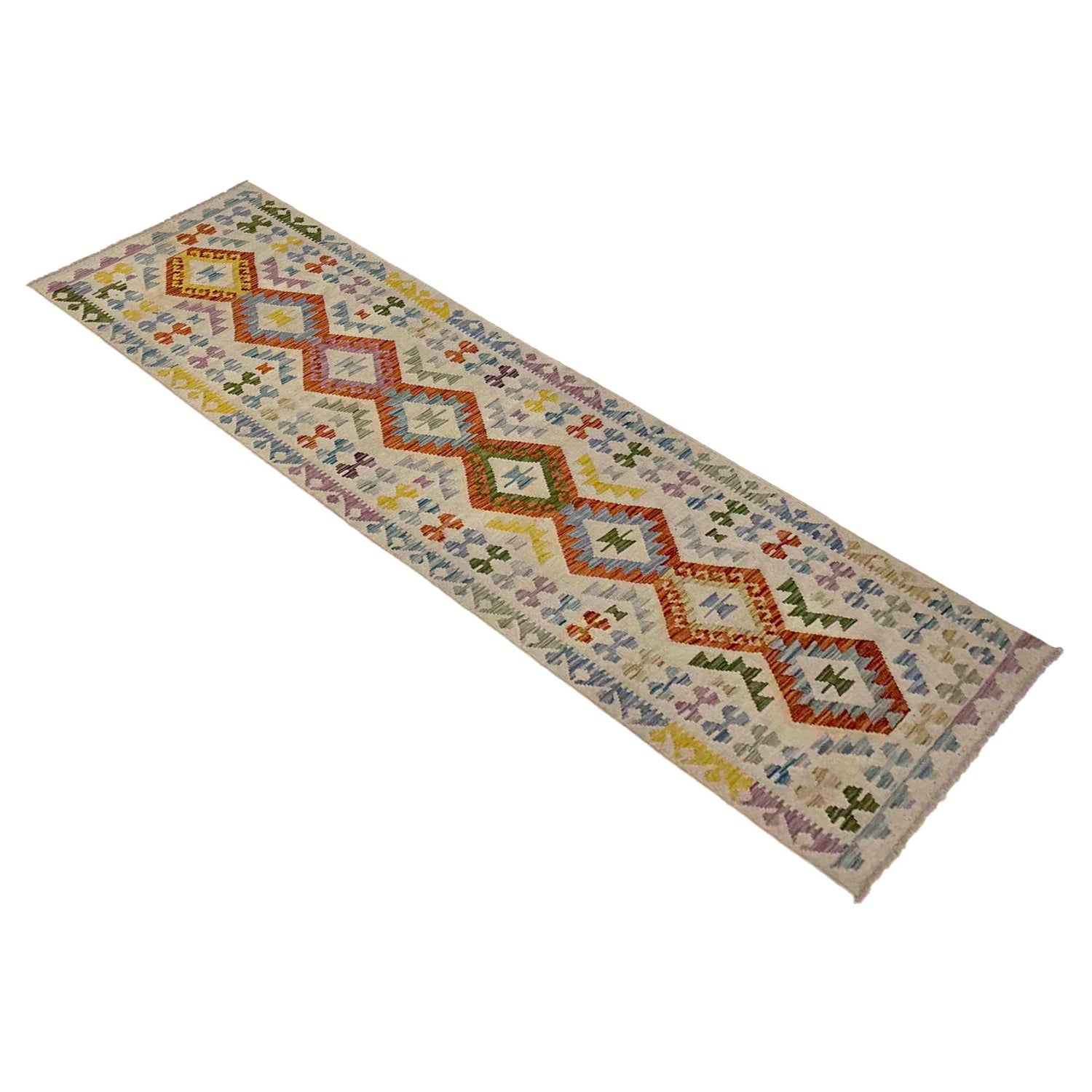 Vegetable Kilim Runner 2' 6" x 9' 8" (ft) - No. Y39453