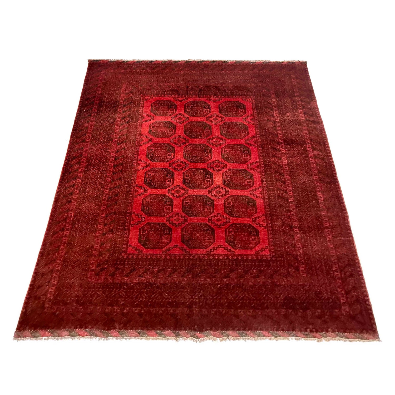 Traditional Red Fil pa Carpet 6' 8" x 8' 10" (ft) - No. Y39455