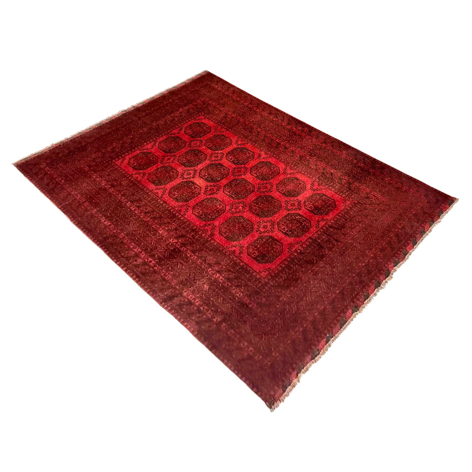 Traditional Red Fil pa Carpet 6' 8" x 8' 10" (ft) - No. Y39455