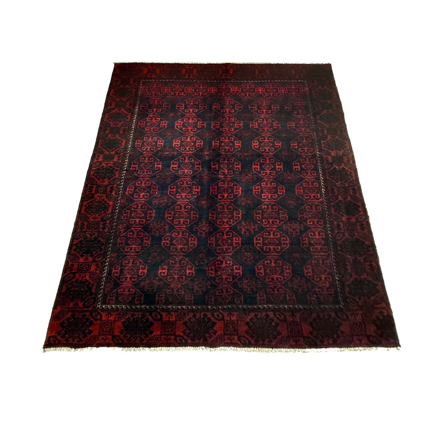Floral Design Rug 4' 10 x 7' 4 (ft) - No. Y39457